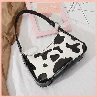 Túi Kẹp Nách Bò Sữa TONGKHOCHITUE , Túi Xách Nữ Cá Tính