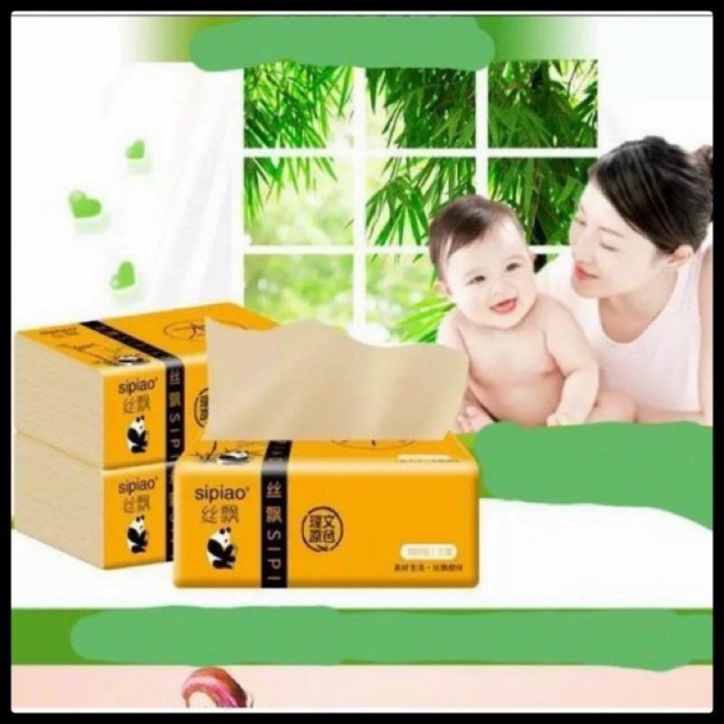 1 bịch khăn giấy gấu trúc- cho bé