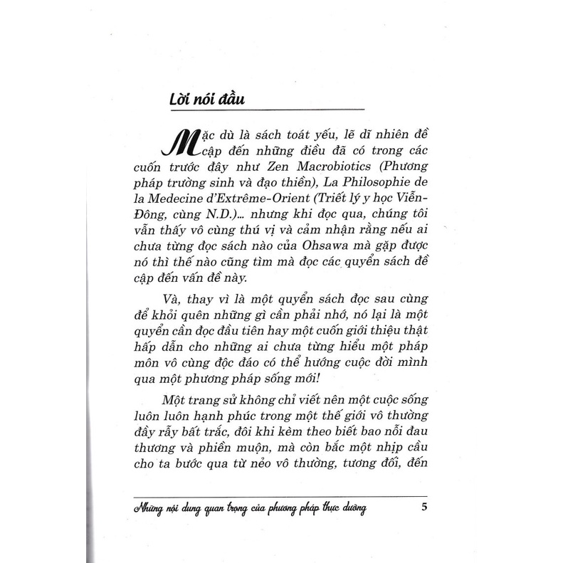 Sách - Những Nội Dung Quan Trọng Của Phương Pháp Thực Dưỡng