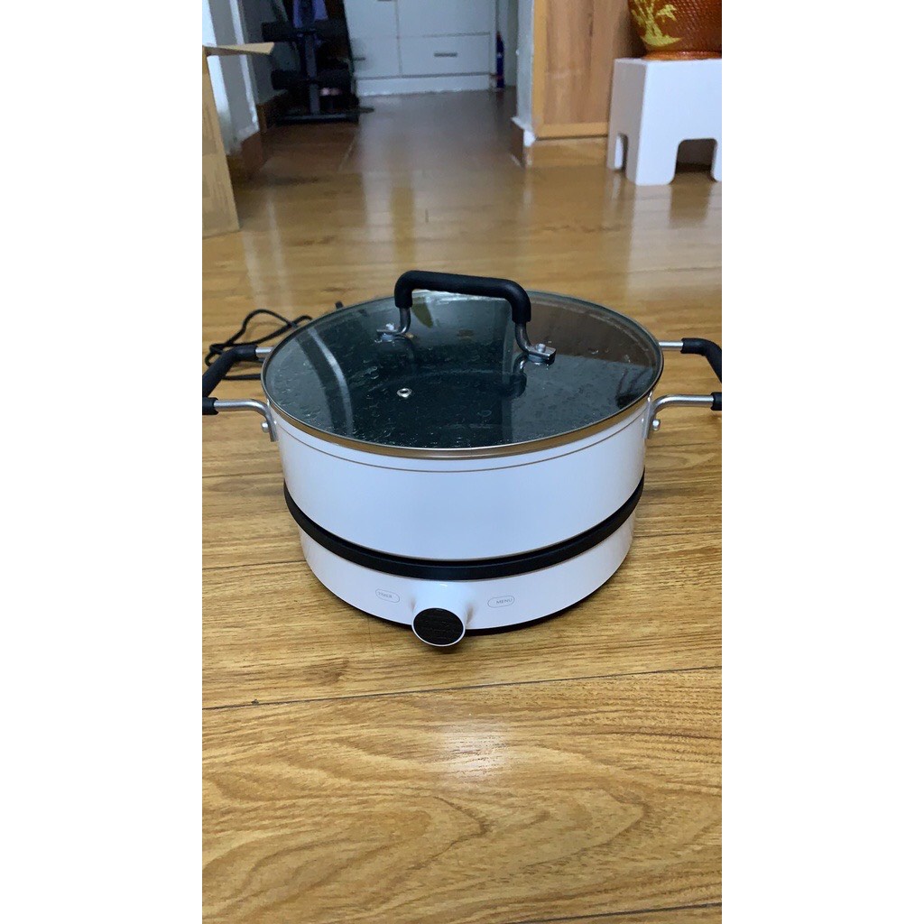 [CHÍNH HÃNG] Nồi nấu, nồi lẩu dùng cho bếp điện cảm ứng từ Xiaomi Mijia.Cao cấp,chống dính [TIME_MART siêu thị tiện ích]