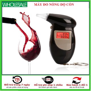 [ BÁN BUÔN ] Máy đo nồng độ cồn bia rượu trong hơi thở (Tặng kèm 4 đầu thổi)