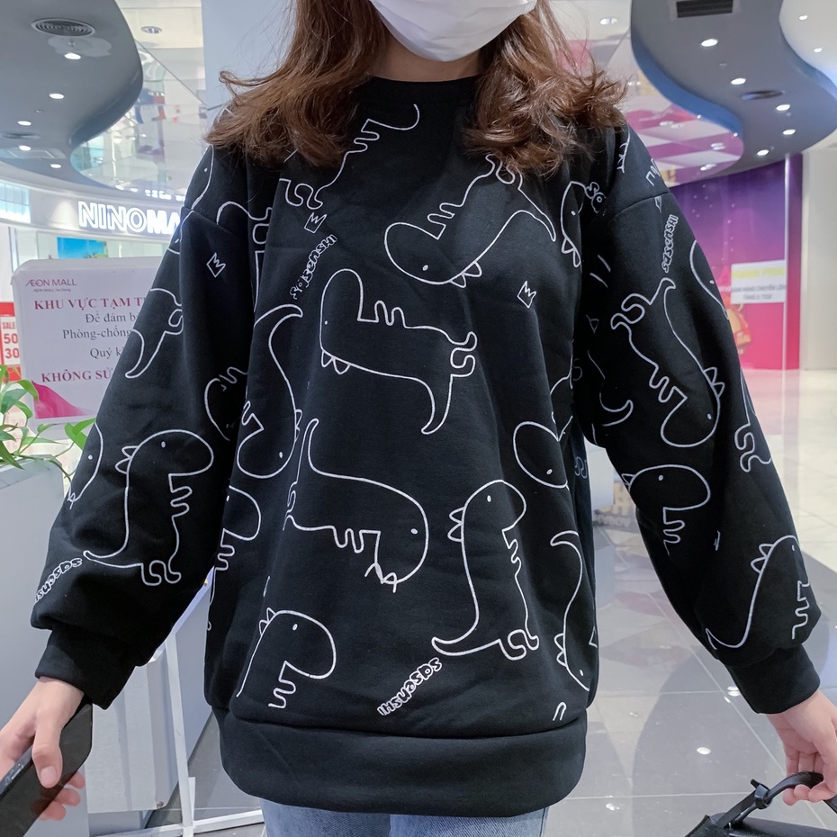 [Mã giảm 0Đ] Áo Sweater Form Rộng Tay Bồng - Áo Swt | BigBuy360 - bigbuy360.vn