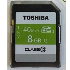 [Mã ELFLASH5 giảm 20K đơn 50K] Thẻ nhớ SDHC Toshiba 8GB class 10 40MB/s | BigBuy360 - bigbuy360.vn