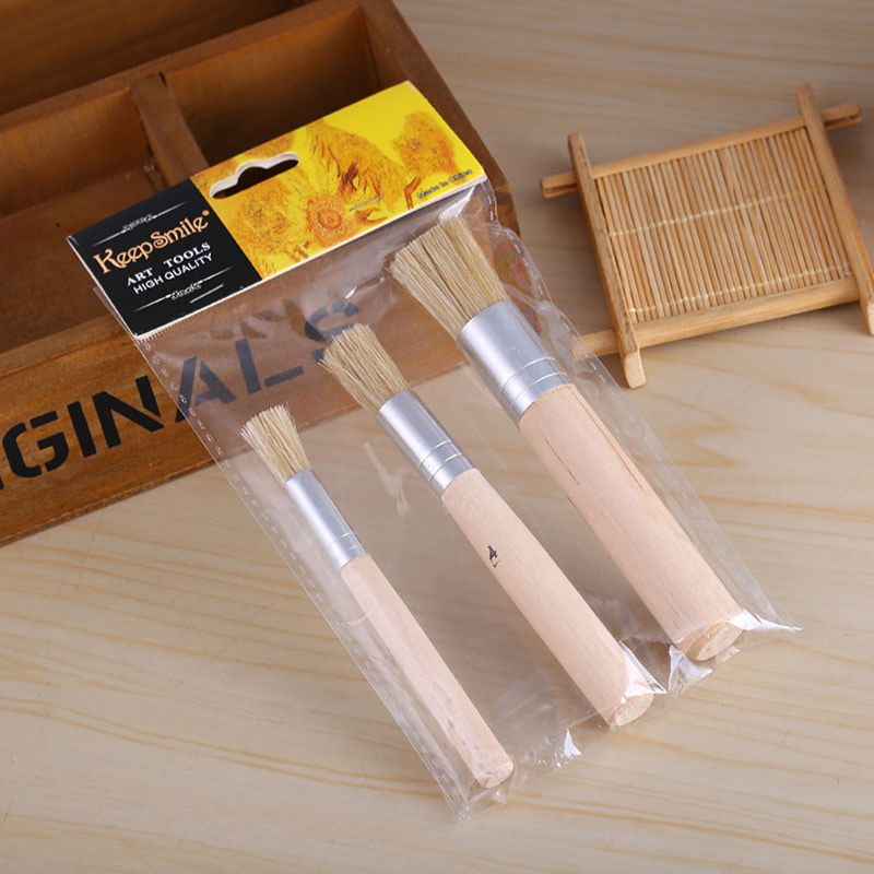 ✿ Set 3 Cọ Vẽ Màu Nước Bằng Acrylic