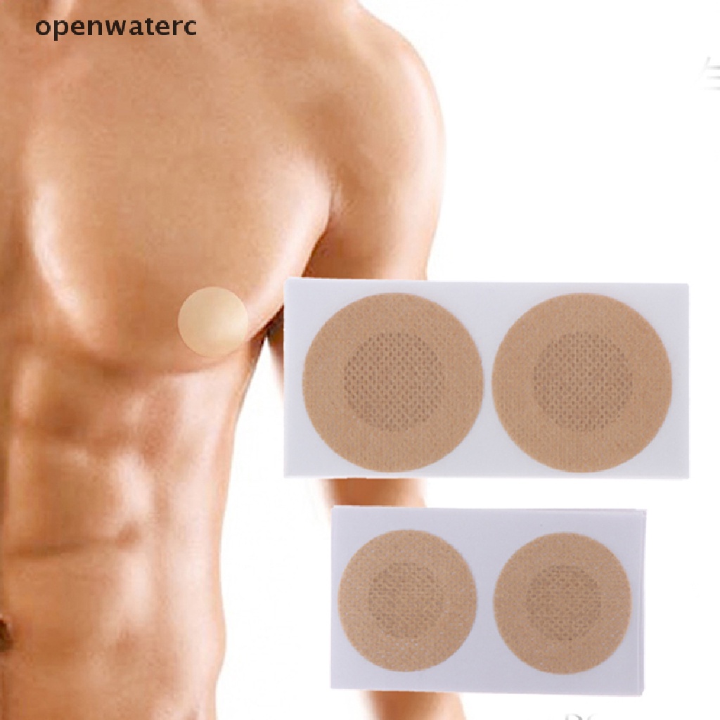 openwaterc 10pairs Men Nipple Cover Adhesive Lingerie Stickers Bra Pad Soft Breast Petals vn