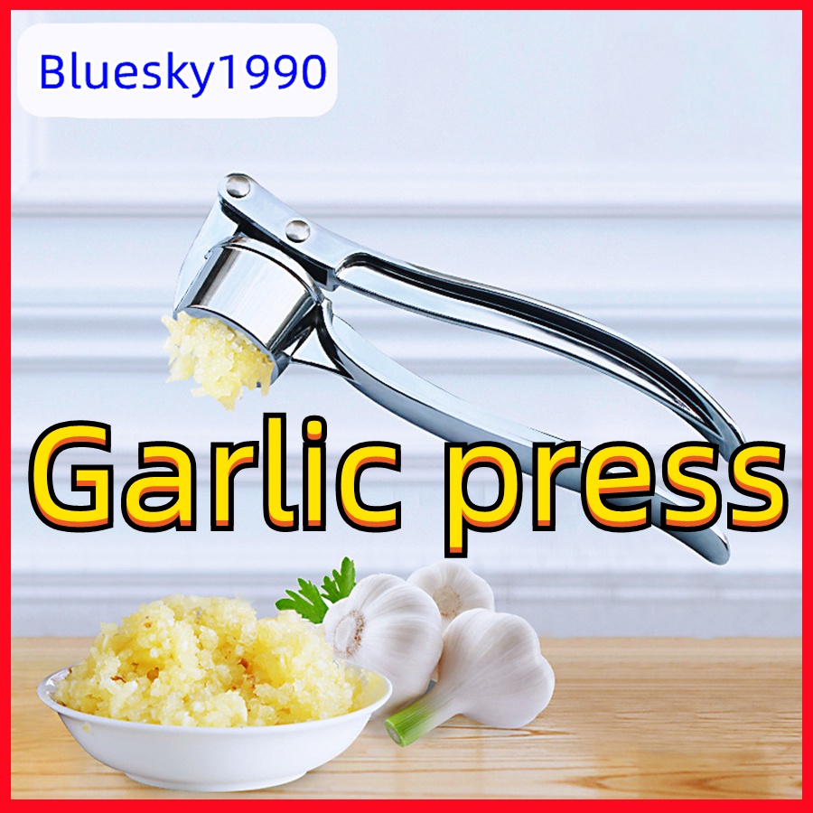 Máy ép tỏi Máy băm tỏi Máy nghiền tỏi Tỏi dán bằng thép không gỉ Thủ công đa chức năng Xay tỏi Gừng Máy nghiền kẹp Dụng cụ nhà bếp