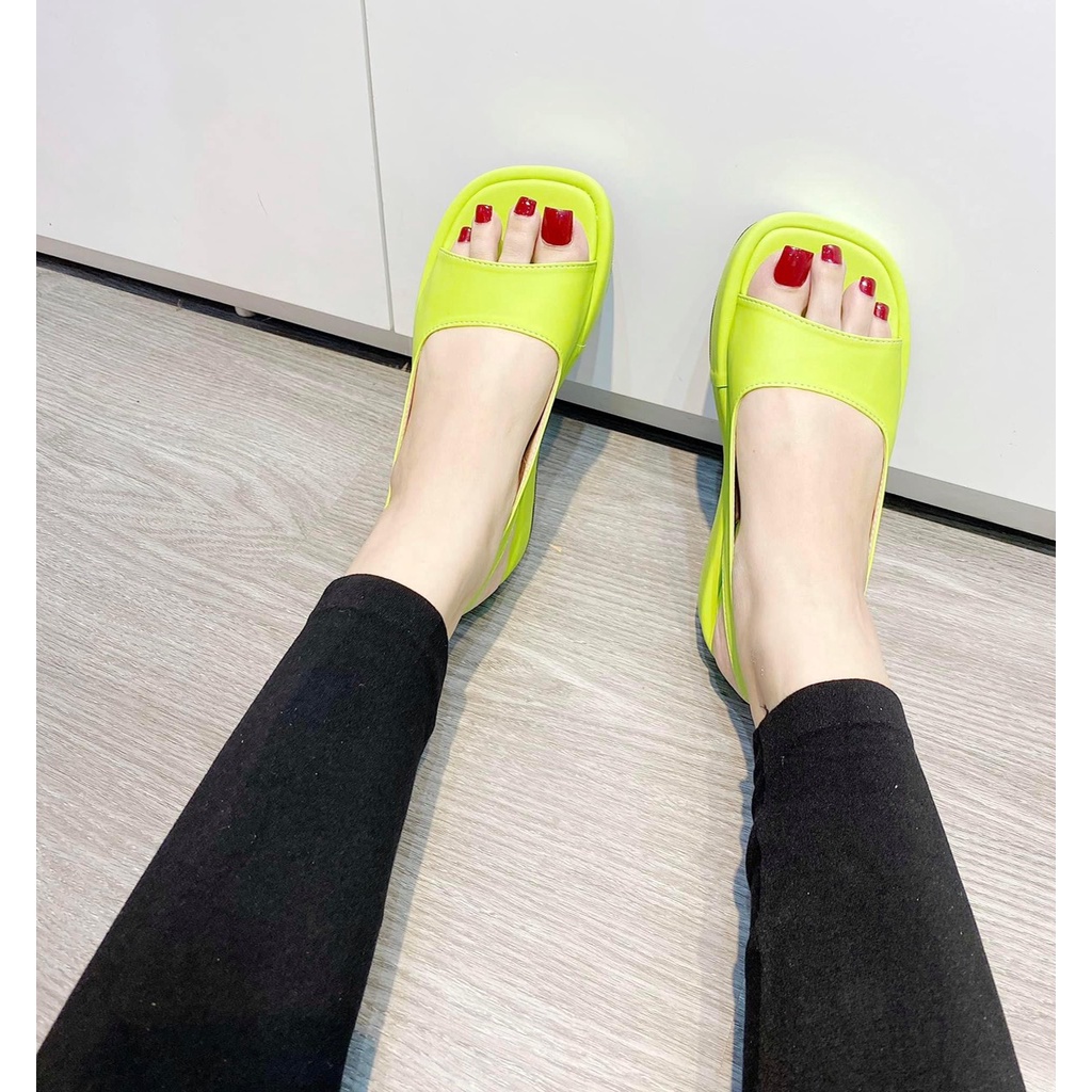 Mint bánh mì, dép nữ đế cao 2,5cm bigsize 40-44