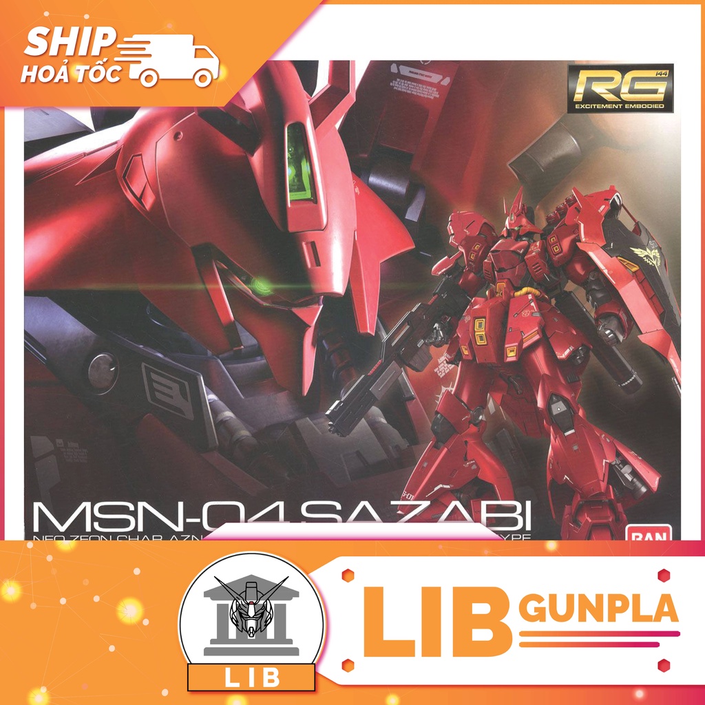 Mô hình lắp ráp Gundam RG Sazabi