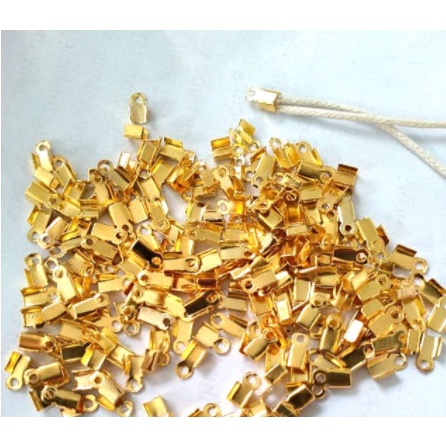 20/50 kẹp 2 lá nối đầu khoá làm vòng dùng cho dây size 2.5-3mm