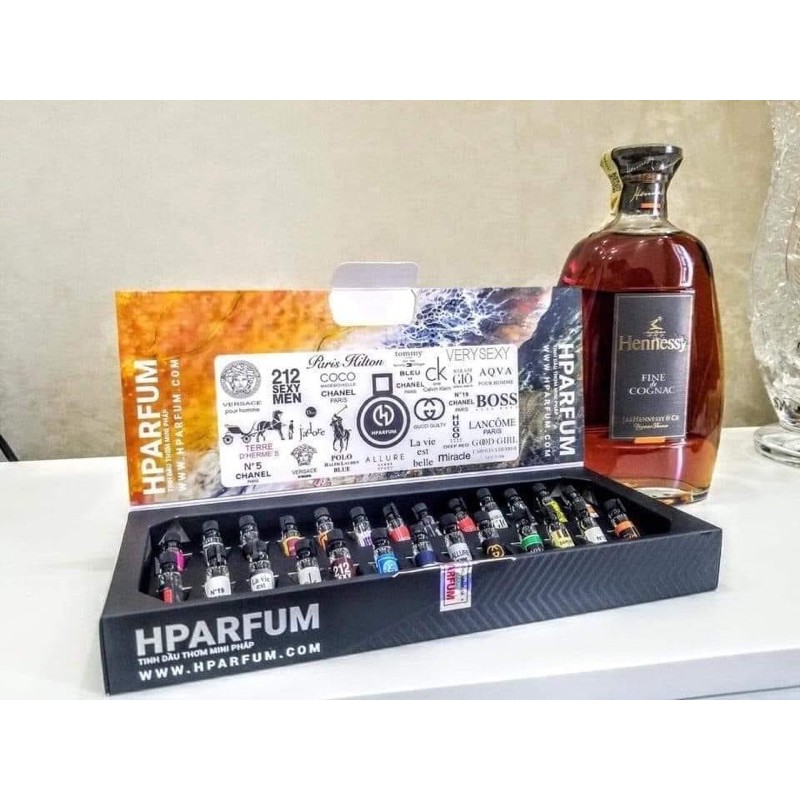 Bộ Test 26 Mùi Tinh Dầu Thơm Mini Chính Hãng Hparfum