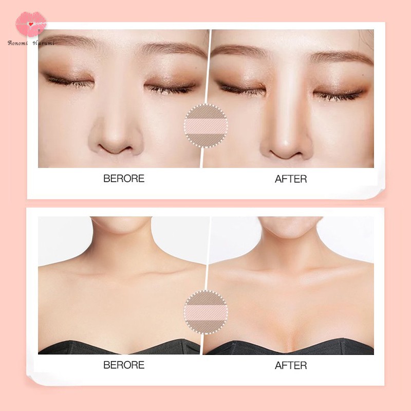 [Hàng mới về] Bảng phấn bắt sáng tạo khối mũi 3D 3 màu trang điểm 3 giây cho nam và nữ | BigBuy360 - bigbuy360.vn