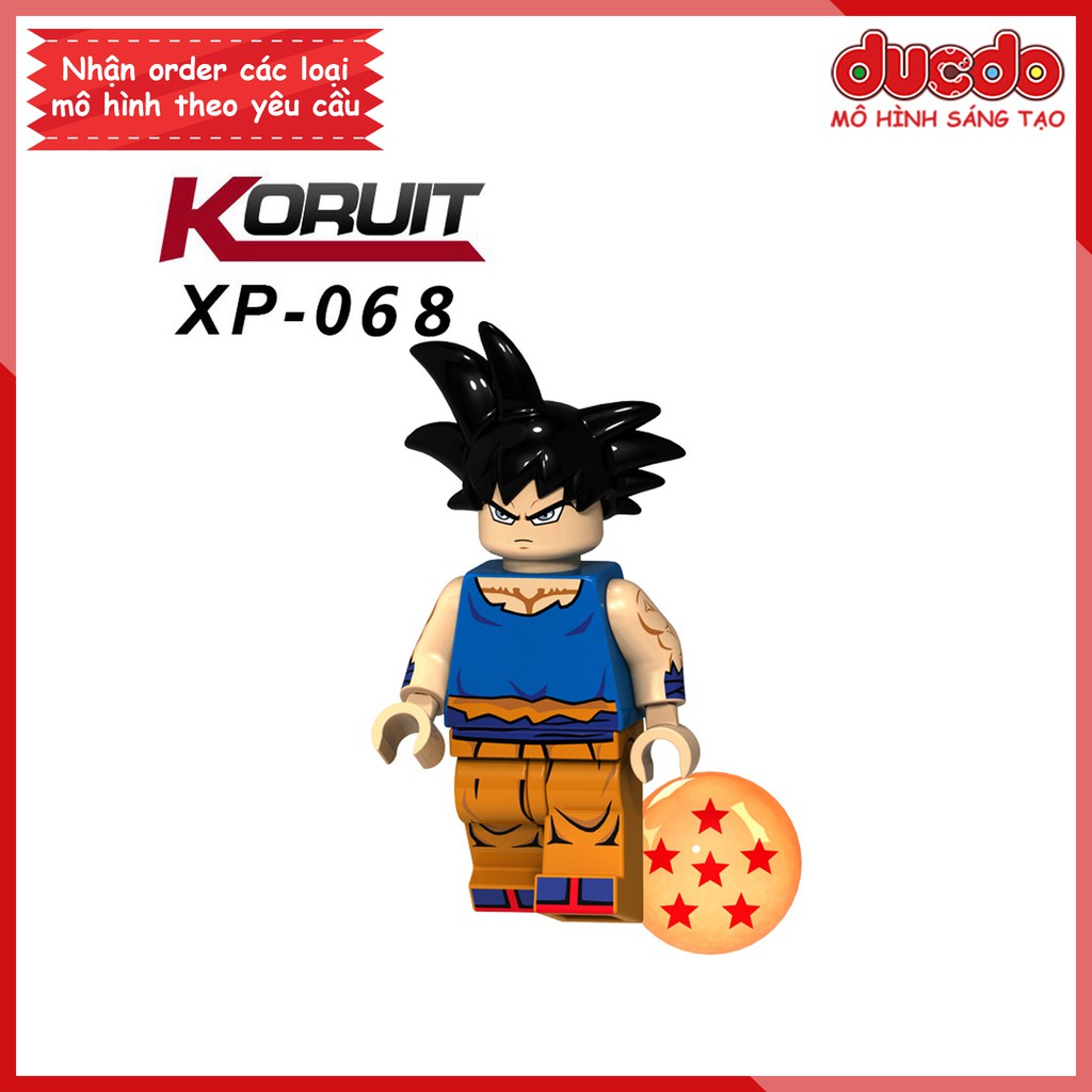 Minifigures các nhân vật 7 viên ngọc rồng mới nhất - Đồ chơi Lắp ghép Mini Mô hình Dragon Ball Goku Koruit KT1009