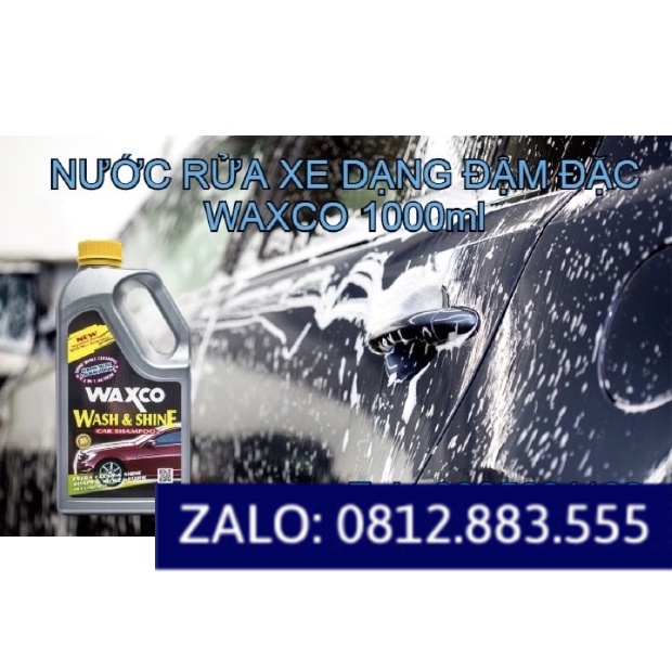 NƯỚC RỬA XE DẠNG ĐẬM ĐẶC WAXCO 1000ml