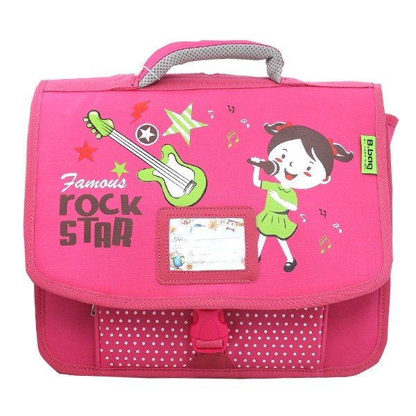 Cặp Học Sinh Bitex Rock Star C-12-025 - Màu Hồng