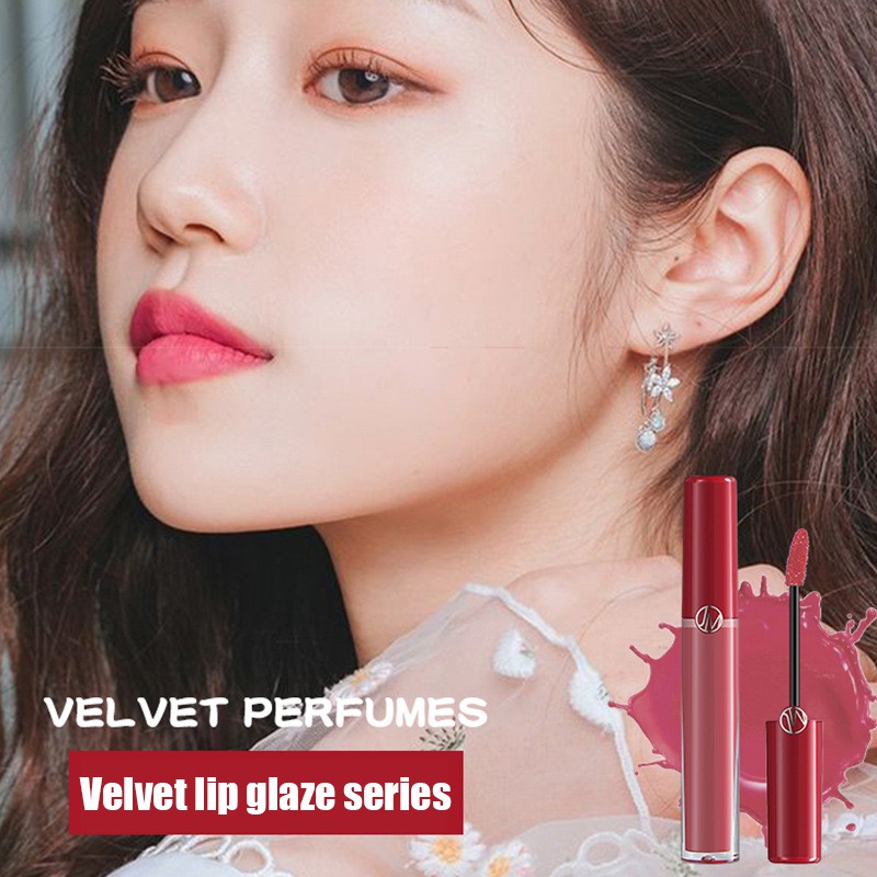 [Hàng mới về] Son môi chống nhòe dưỡng ẩm dễ lên màu mượt như nhung cho nữ