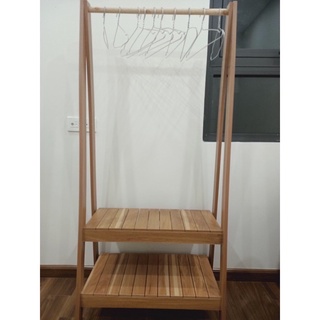 🚛 MIỄN PHÍ SHIP🆓 Kệ Treo Quần Áo Chữ A 2 Tầng - Sào Treo Đồ 2 Tầng Gỗ MDF Cao Cấp