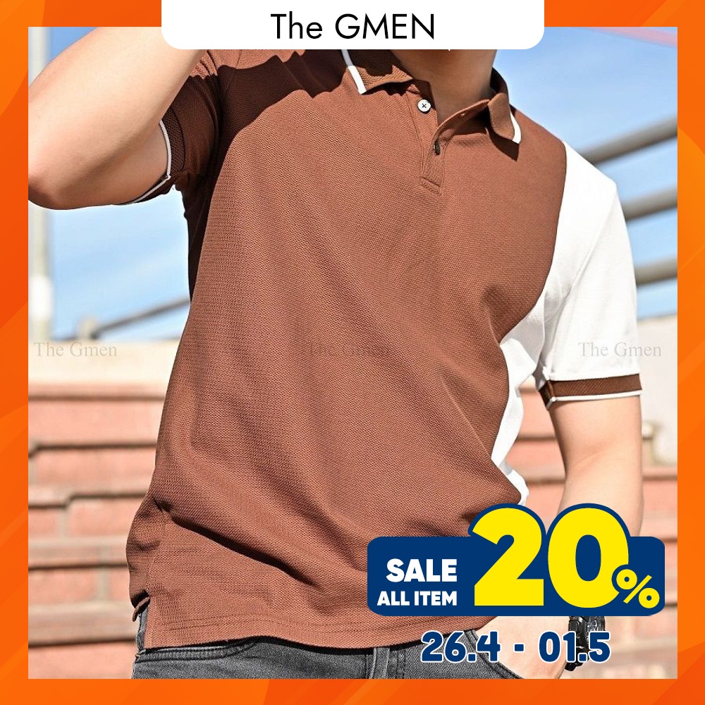 Áo Patch Polo nam The GMEN thiết kế tinh tế chất liệu cotton mền nhẹ