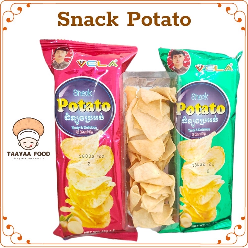 Snack Potato Vị Khoai Tây Thơm Ngon - Đồ Ăn Vặt Tuổi Thơ TaaYaa Food