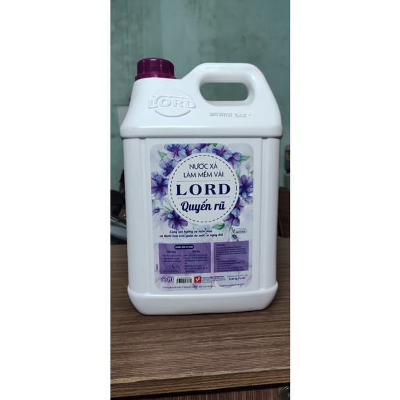 Nước xả làm mềm vải Lord tinh dầu Lavender 9,43 lít - Siêu tiết kiệm