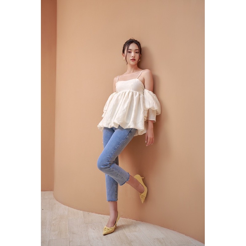 Quần jeans cạp cao - Slim Jeans