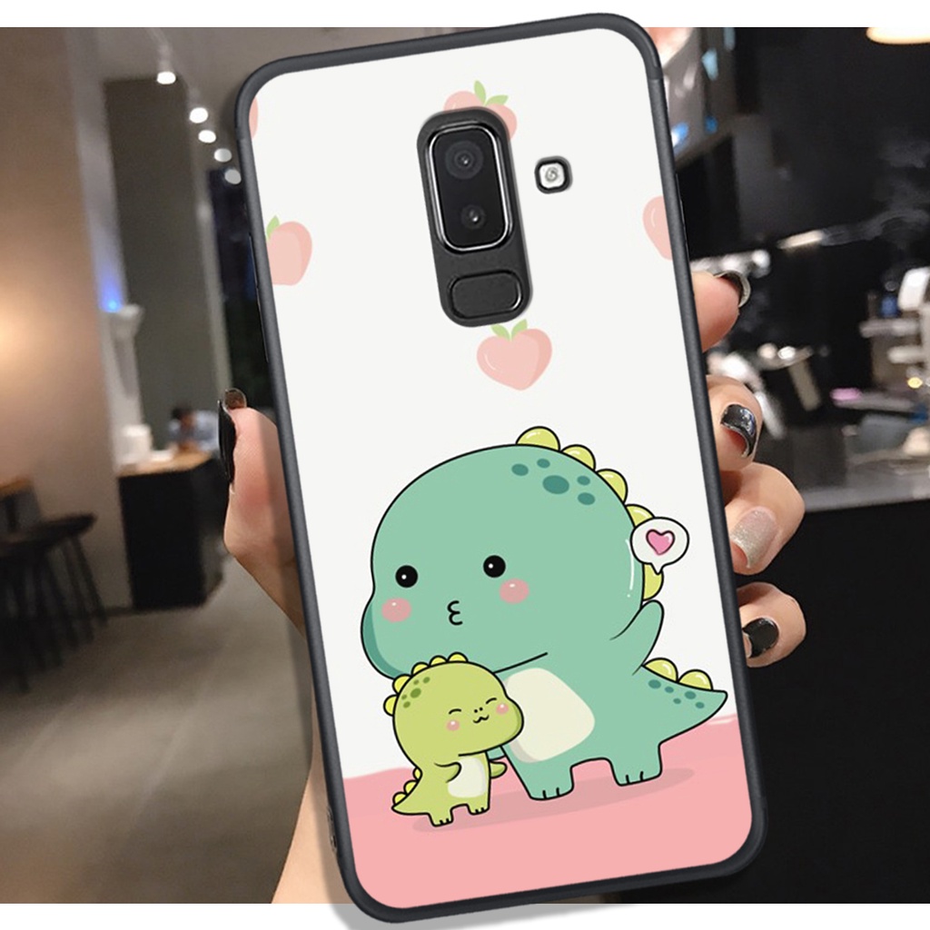 [HOT]ỐP SAMSUNG J8 - J6 PLUS - A6 PLUS - A8 PLUS - A8 STAR, IN HÌNH KHỦNG LONG CHIBI SIÊU DỄ THƯƠNG.