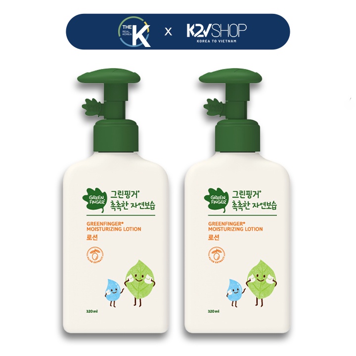 Sữa Dưỡng Da Mặt Và Cơ Thể Cho Bé 0-36 Tháng Greenfinger ChokChok Moisture Baby Lotion 320ml