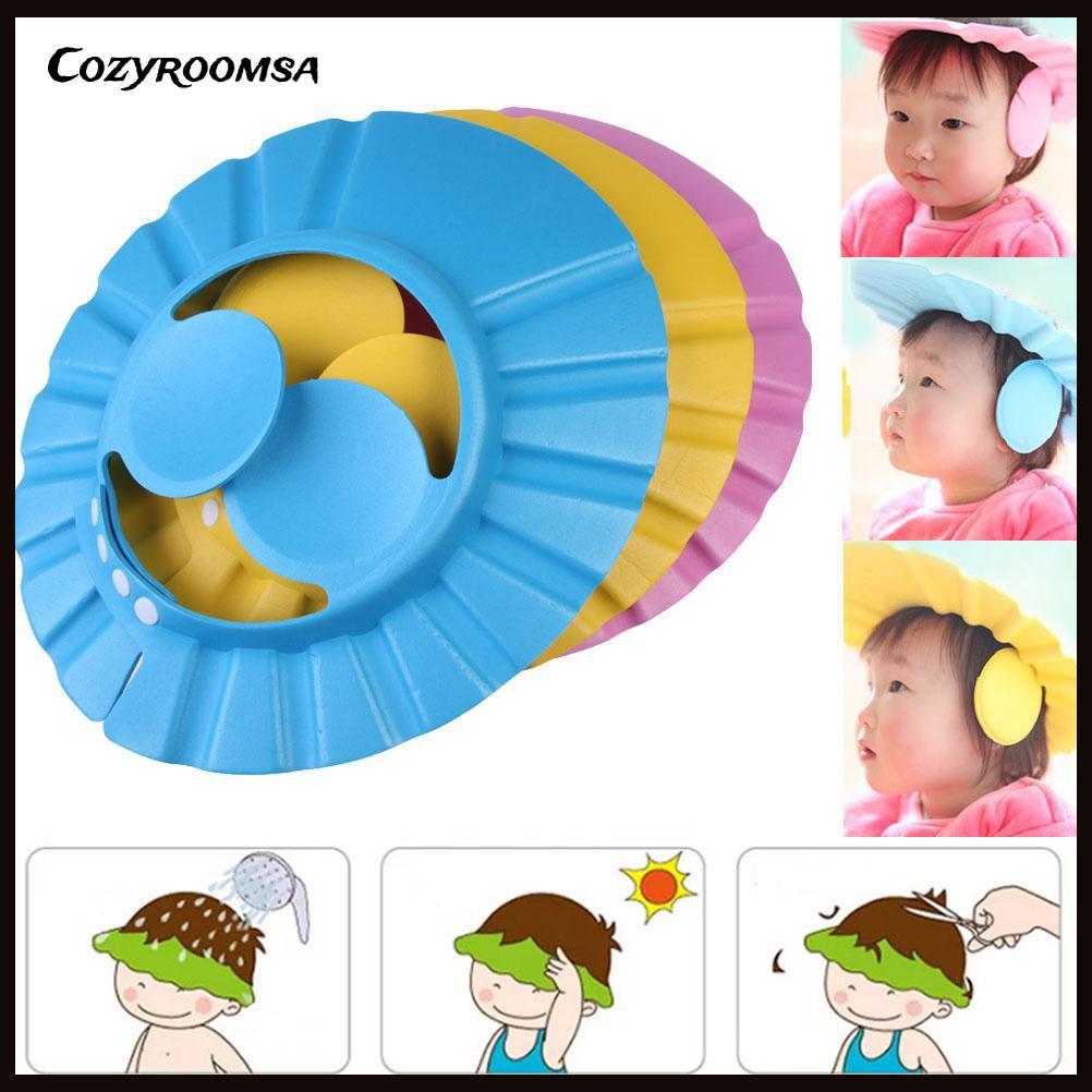 Mũ gội đầu chắn nước điều chỉnh kích thước cho trẻ em
