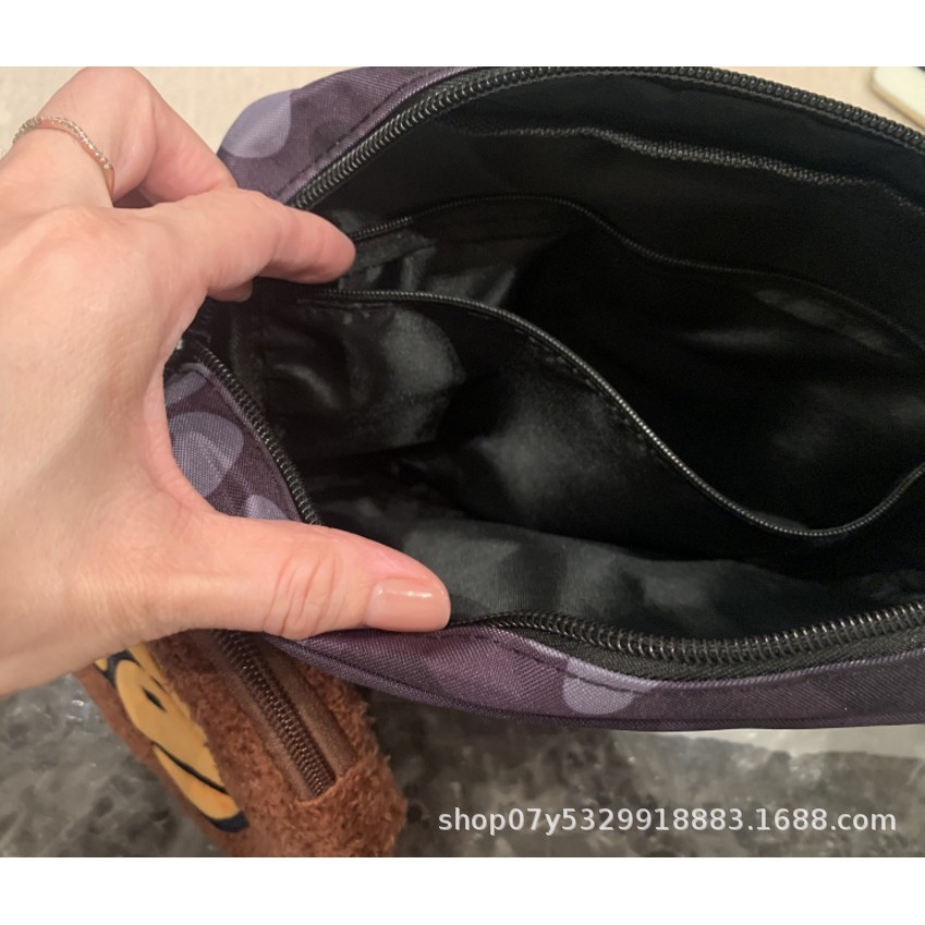 Hàng Mới Về set 2 Món Gồm Túi Đeo Chéo Vai + Ví Đựng Tiền Xu + Túi Đựng Điện Thoại Sức Chứa Lớn Họa Tiết