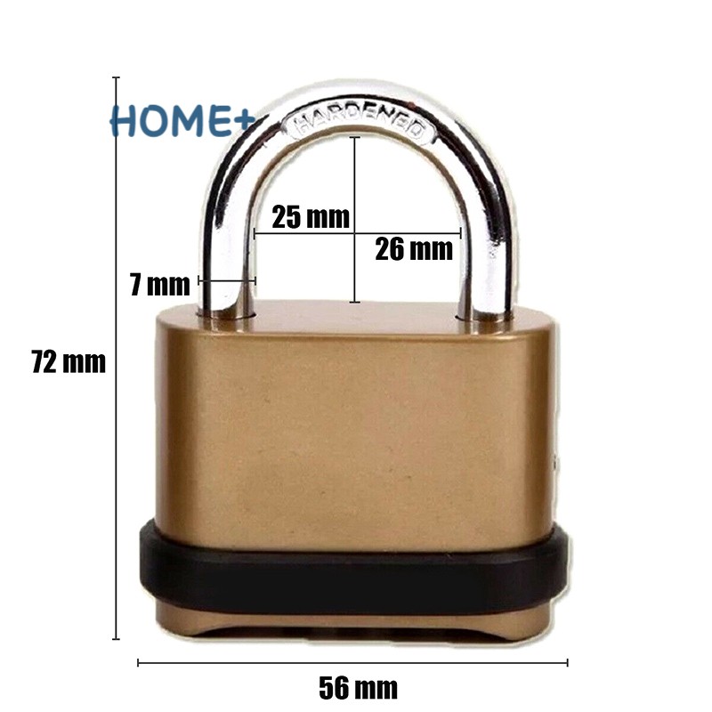 Ổ khóa cửa chống thấm nước có 4 số mật khẩu