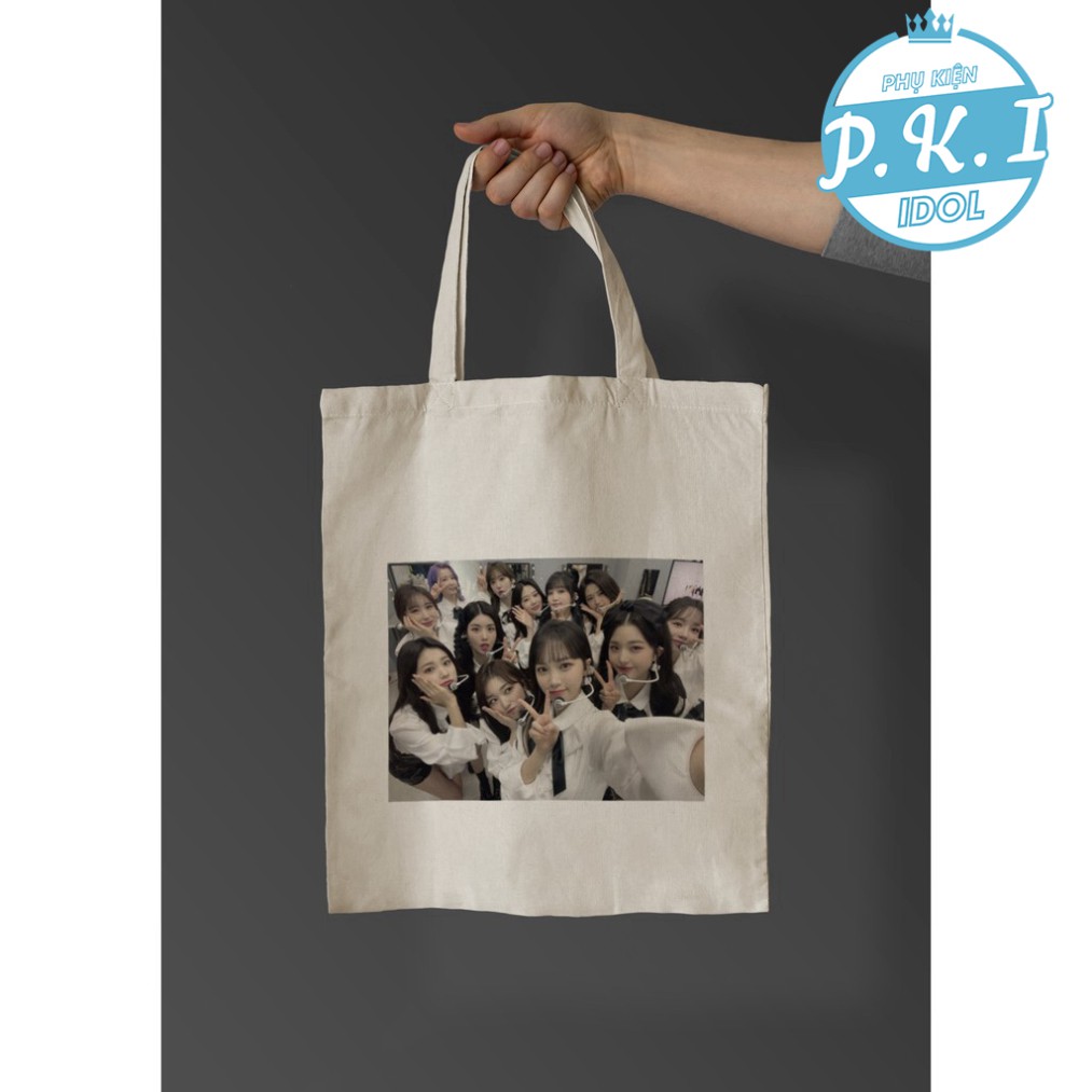 Túi Tote In Hình Nhóm Nhạc IZ*ONE 2021 - QUÀ TẶNG K-POP
