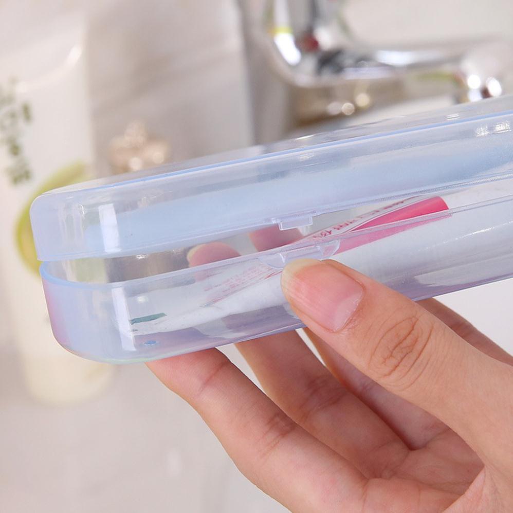 Hộp trong suốt đựng bàn chải kem đánh răng bút viết đa năng