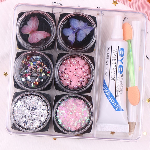 Set Que Trang Điểm Mắt Kim Cương Sáng Bóng Dạng Lột Cho Nữ