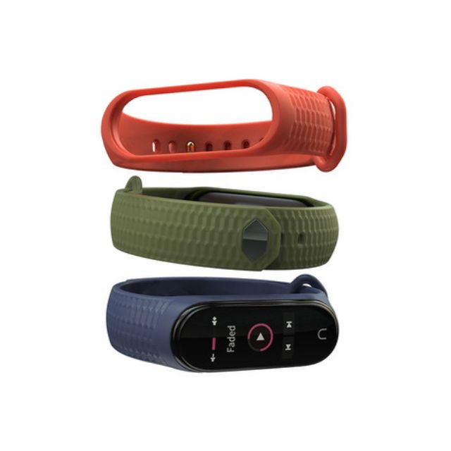 Dây đeo thay thế vân kim cương chính hãng MIJOBS cho Xiaomi Miband 3, 4