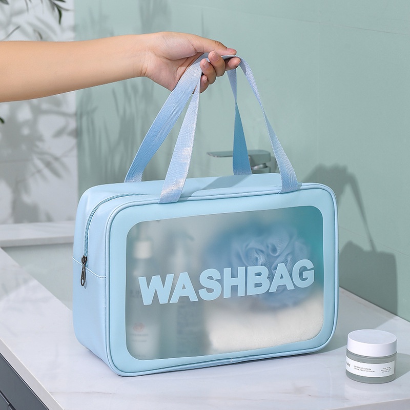 Túi Đựng Mỹ Phẩm/Đồ Trang Điểm Du Lịch Trong Suốt Chống Thấm Nước Washbag#TWASHX041