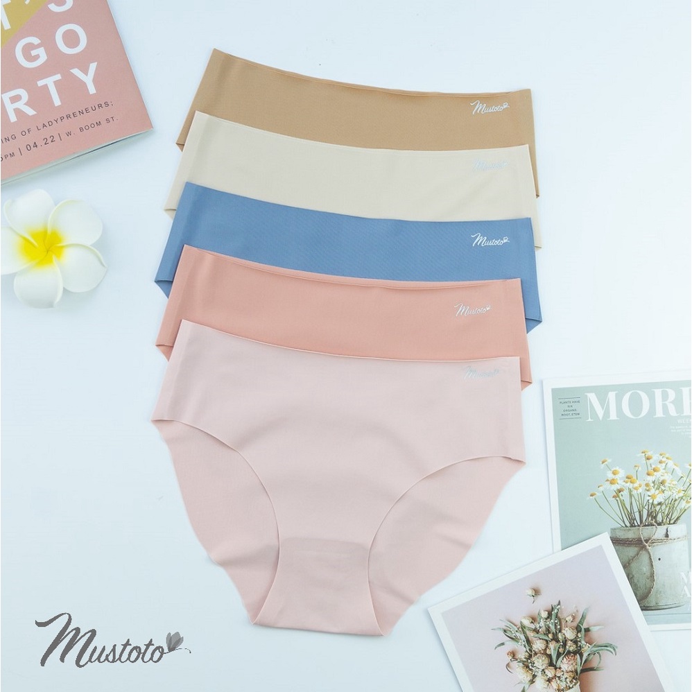 Quần Lót Nữ Trơn Không Đường May Lưng Thấp Dandelion (Mustoto MQ20) | BigBuy360 - bigbuy360.vn