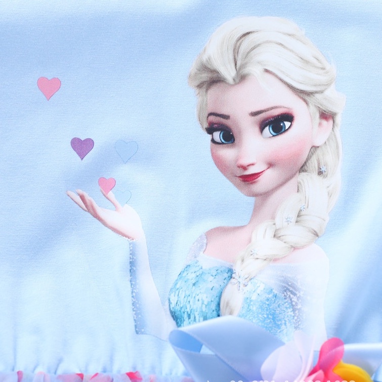 Váy đầm công chúa Elsa cho bé gái 3-7 tuổi đi học, đi chơi