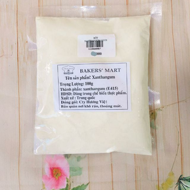 Bột Xanthangum 100gr - Làm đặc thực phẩm