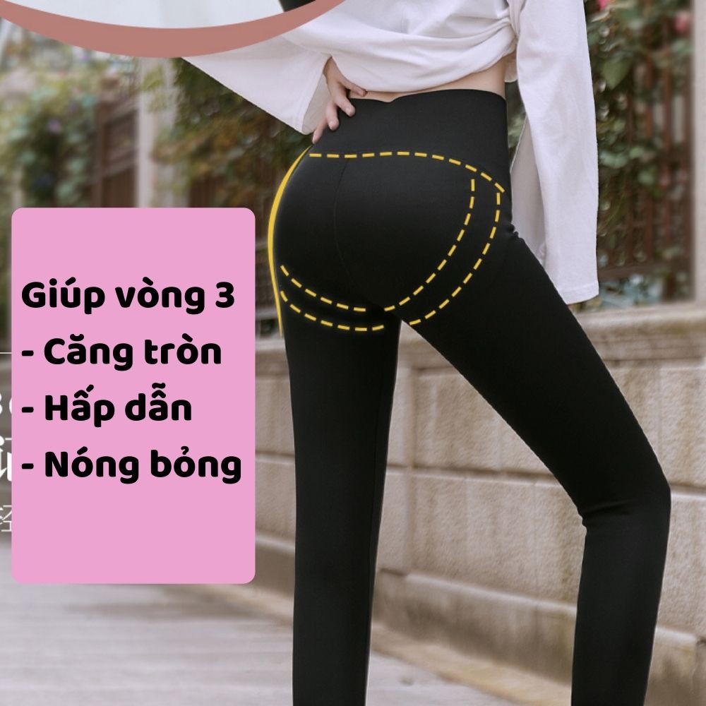 Quần Legging Siêu Nâng Mông, Tôn Dáng [ LOẠI 1 ] co giãn, đàn hồi, cạp cao, thoải mái vận động, TỰ TIN KHOE BODY,  HOT | BigBuy360 - bigbuy360.vn