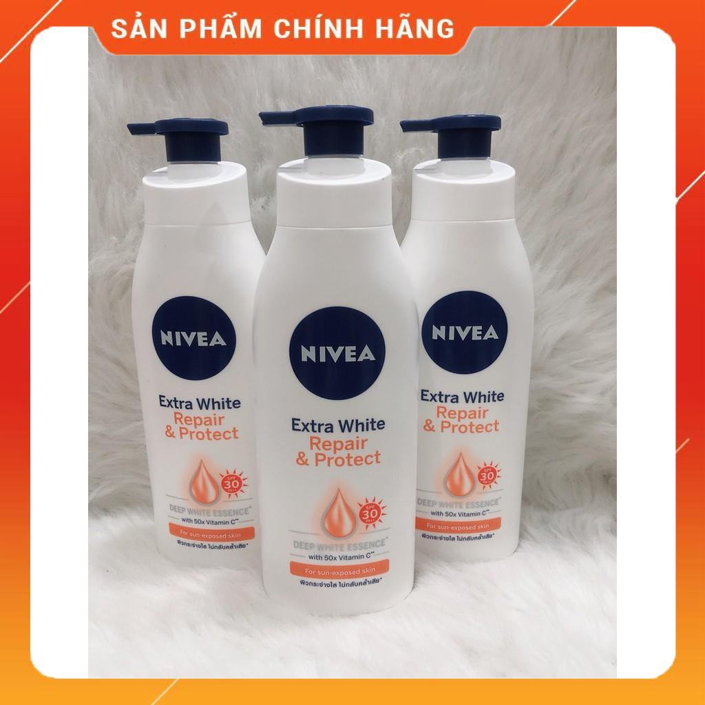 Sữa Dưỡng Thể Nivea Giúp trắng da, săn da Ban Ngày SPF 30 PA++(350ml)