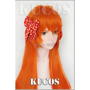[sẵn] Wig/tóc giả cosplay Chiyo Sakura - Gekkan Shoujo Nozaki-kun màu cam [Miu Cosplay]