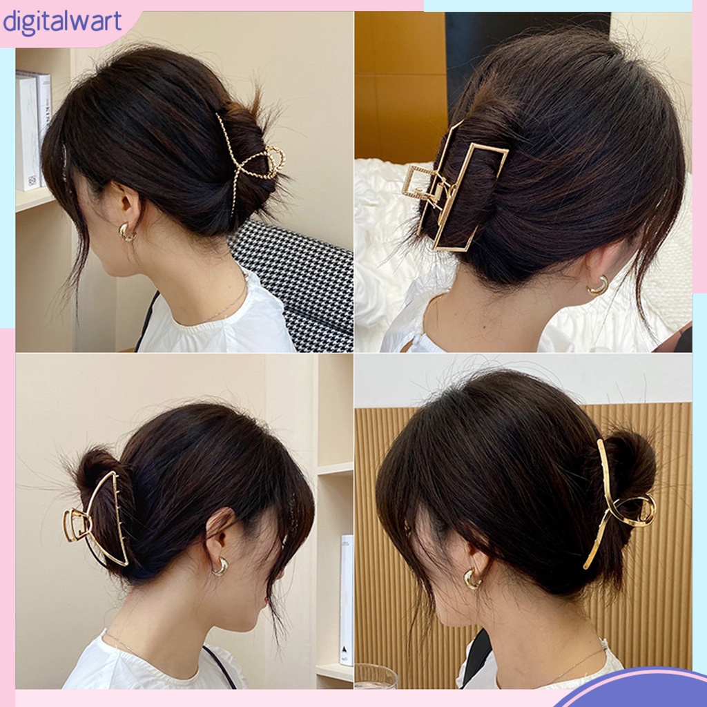 Kẹp tóc kim loại thiết kế thanh lịch dành cho nữ