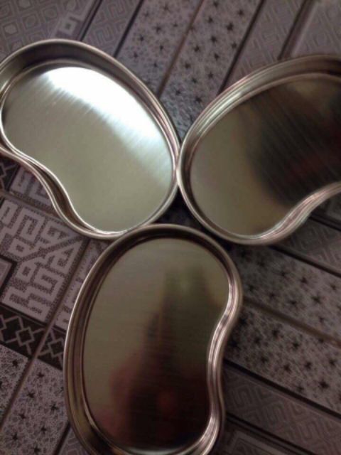 Combo khay đậu và hũ đựng bông 8cm