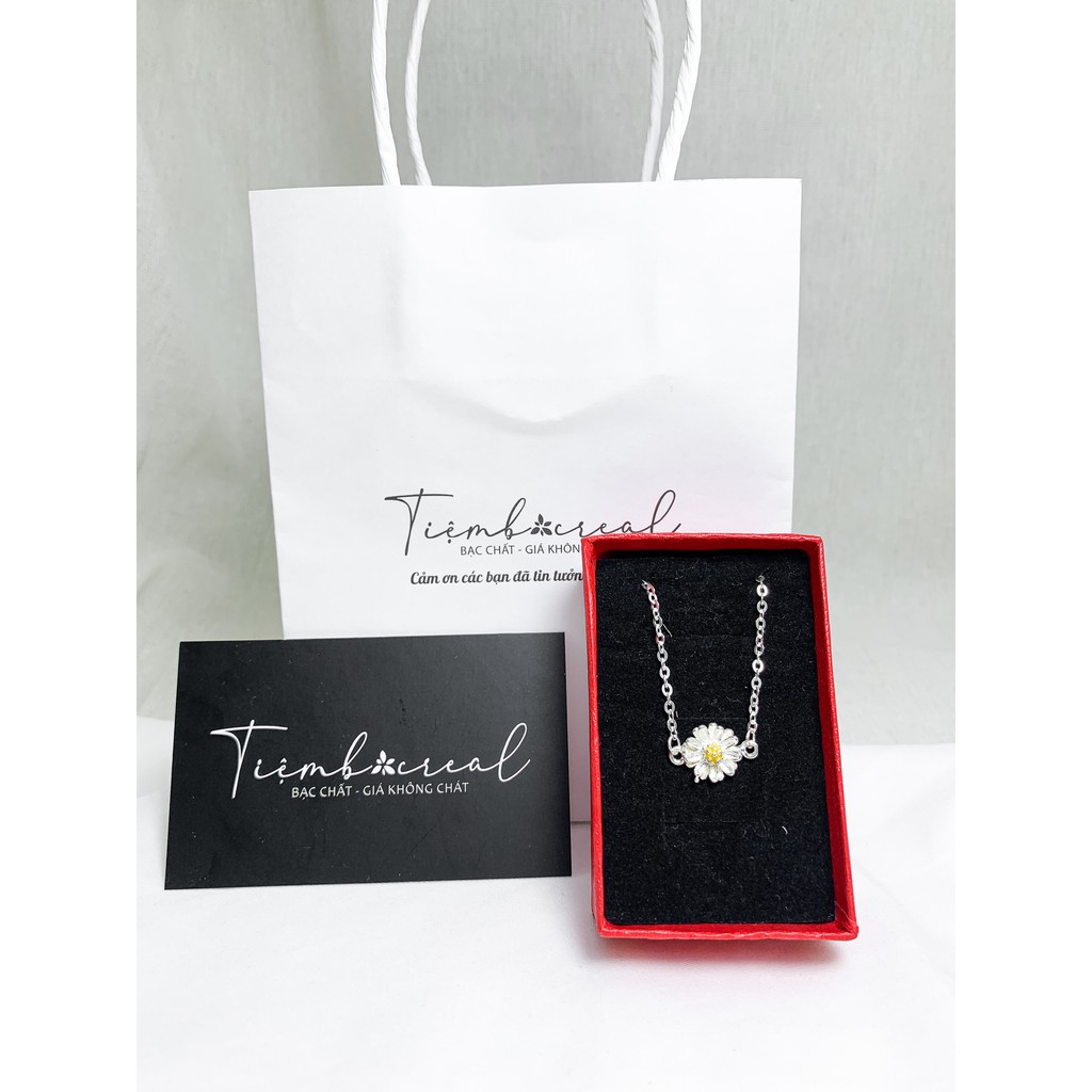 Lắc tay hoa cúc bạc ta nguyên chất không han gỉ, lắc tay hoa cúc đủ size kích cỡ | BigBuy360 - bigbuy360.vn