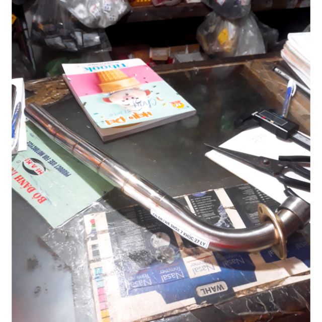 Cổ bô 7khúc inox 27mm wave dream