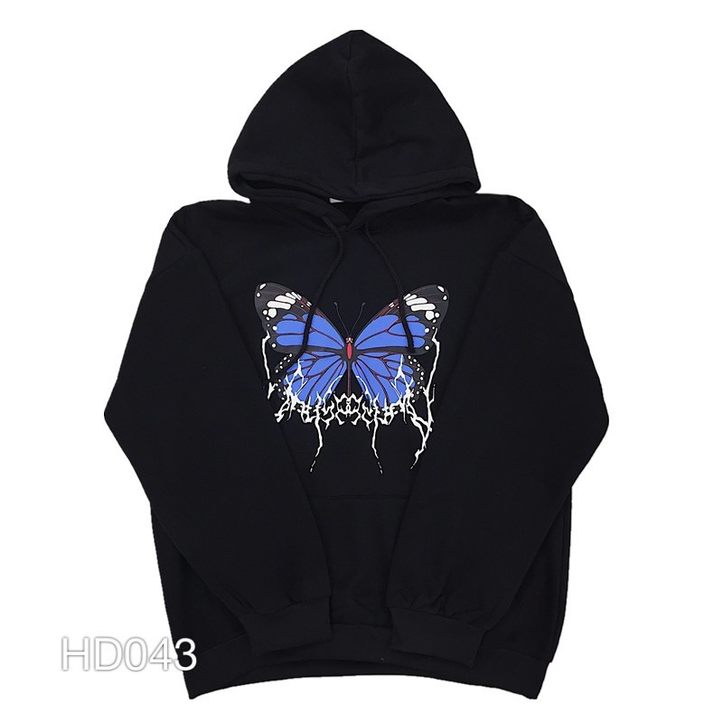 Áo hoodie nam nữ VN CLO in hình bướm - HD043