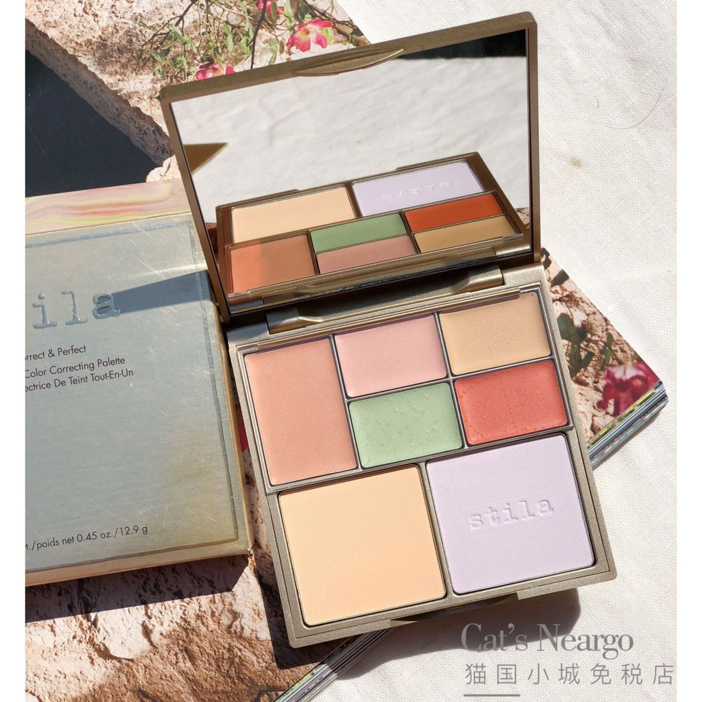 KEM CHE KHUYẾT ĐIỂM STILA CORRECT &amp; PERFECT ALL-IN-ONE COLOR CORRECTING PALETTE CHÍNH HÃNG - 8168