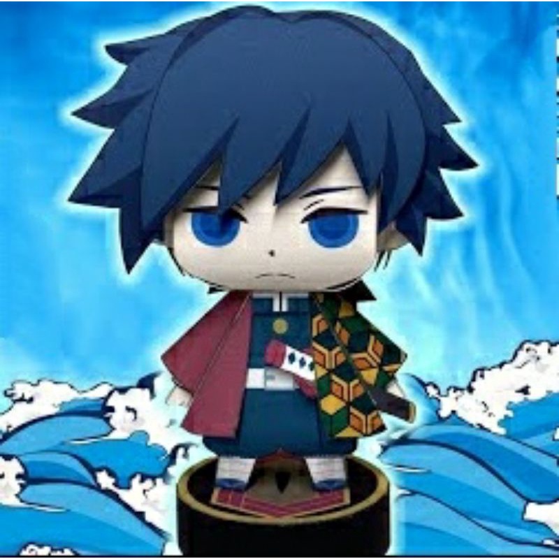 Mô hình giấy anime Thủy Trụ Tomioka Giyuu ver.2
