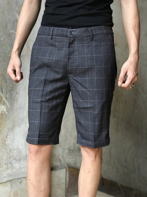 Quần short kẻ cực đẹp, chất vải mặc mát, co giãn 4 chiều, thoải mái, tôn dáng