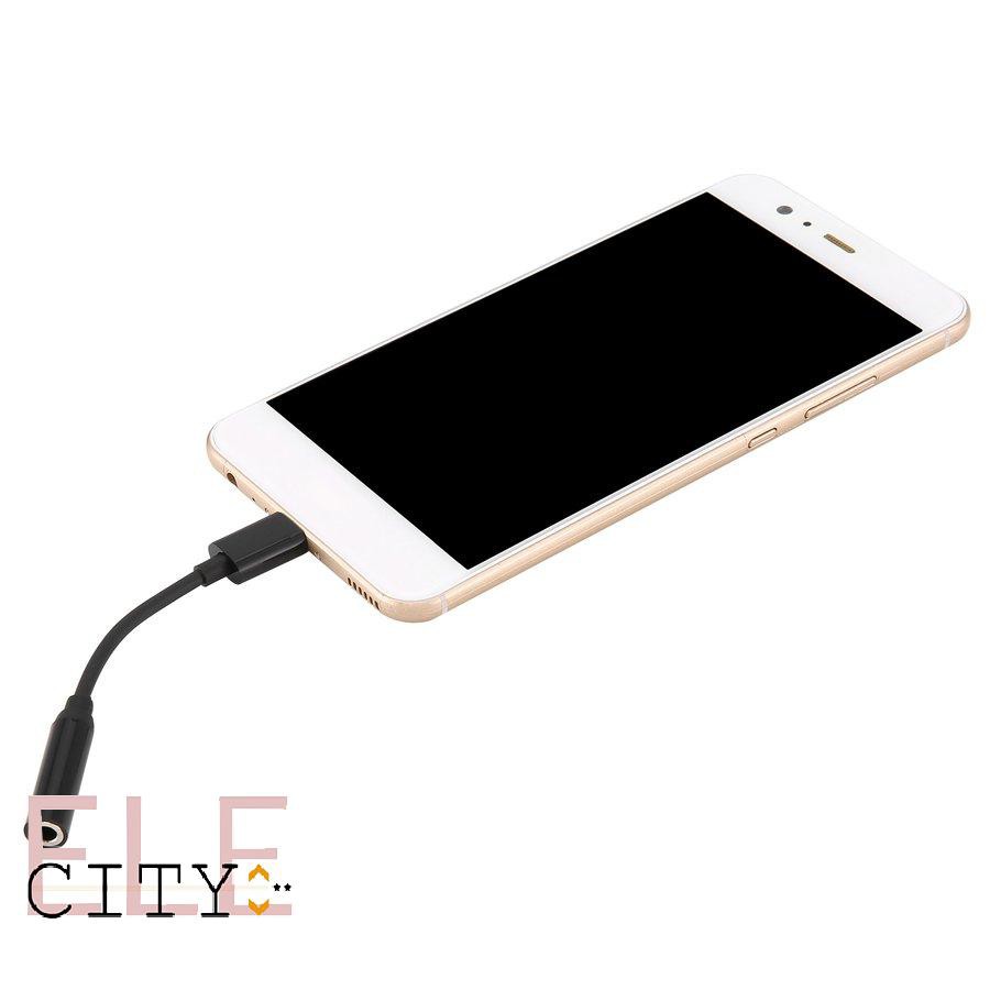 Bộ cáp chuyển đổi mini Type-C sang 3.5mm USB 3.1 Type-C sang 3.5 Aux