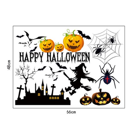 Decal trang trí tường - Halloween Rùng Rợn 05